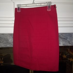 Red skirt